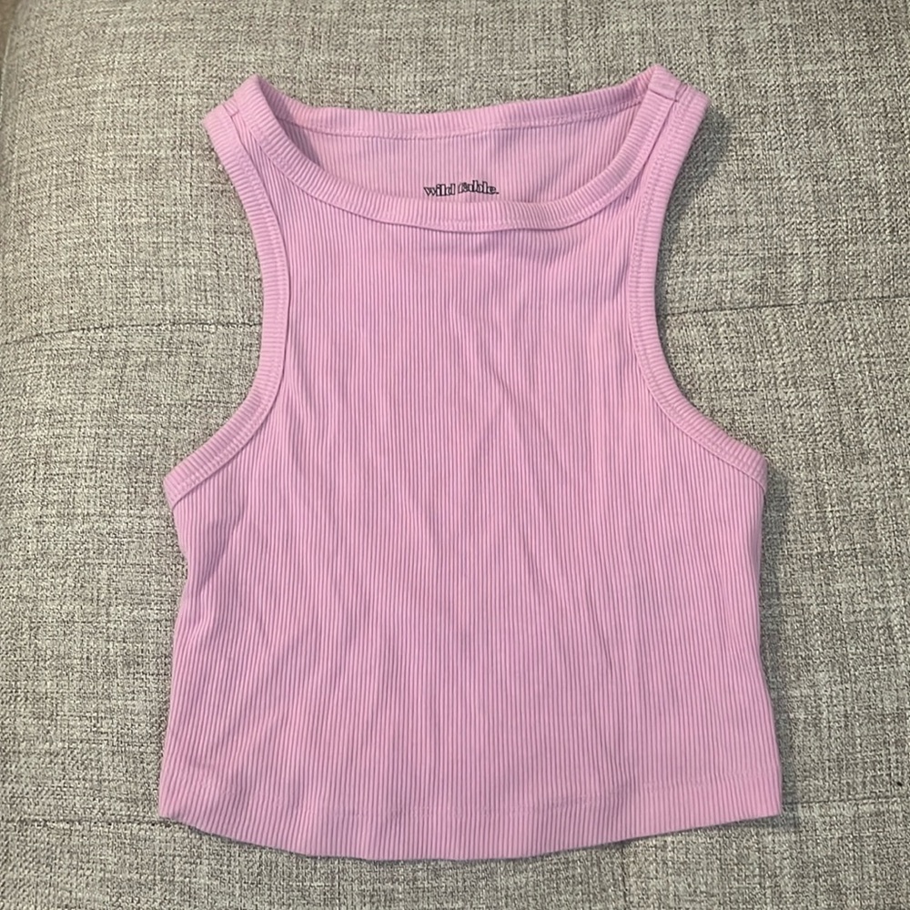 pink cropped tank (size) xxs (brand) wild fable/target
